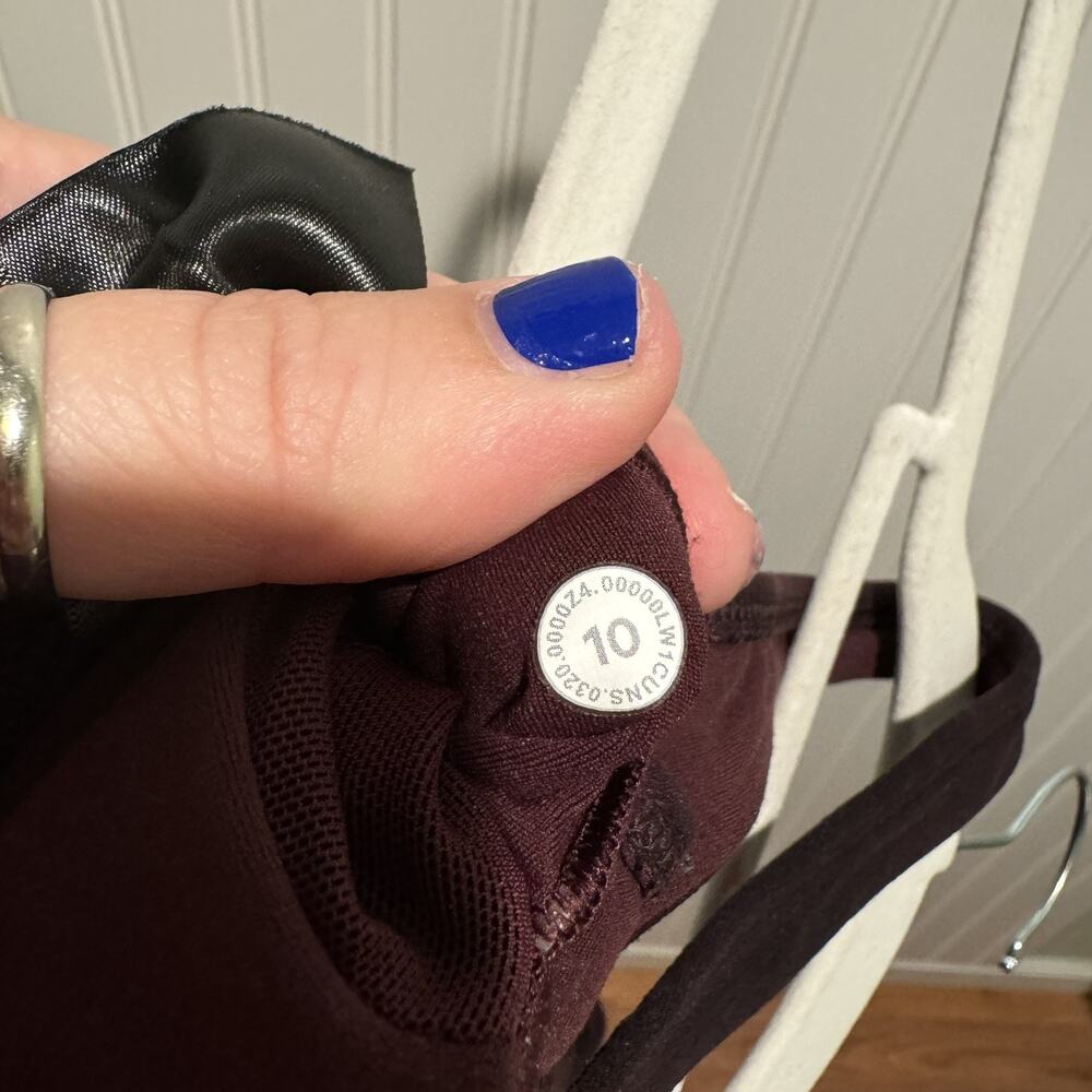 Lululemon Set Align Tank Align Pant Nulu Diamond Dye Cassis Size 6 - Picture 7 of 12
